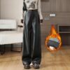 3148 Winter Leather Pants 2