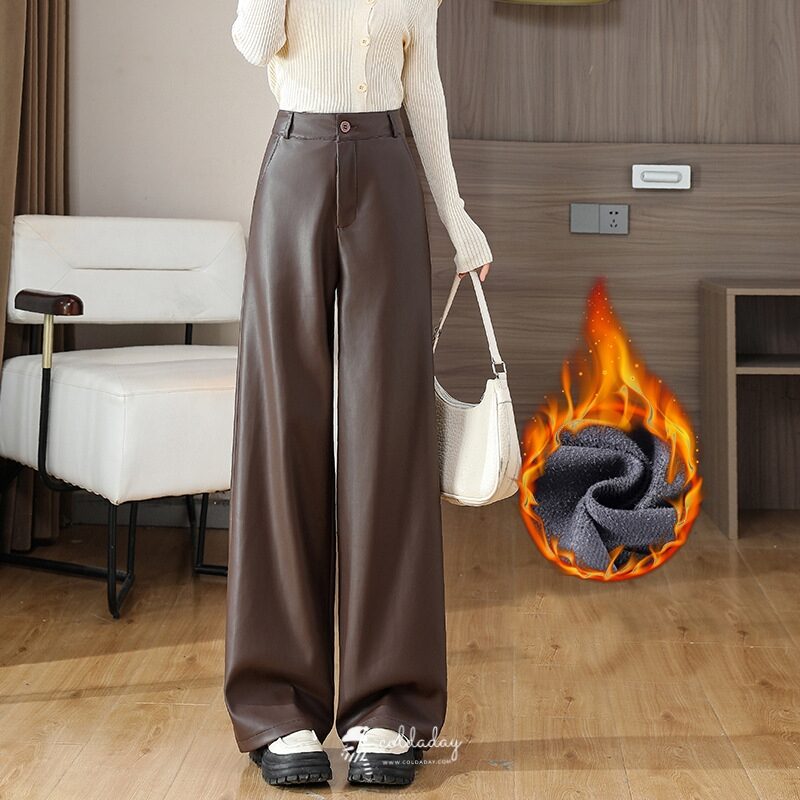 3148 Winter Leather Pants 3
