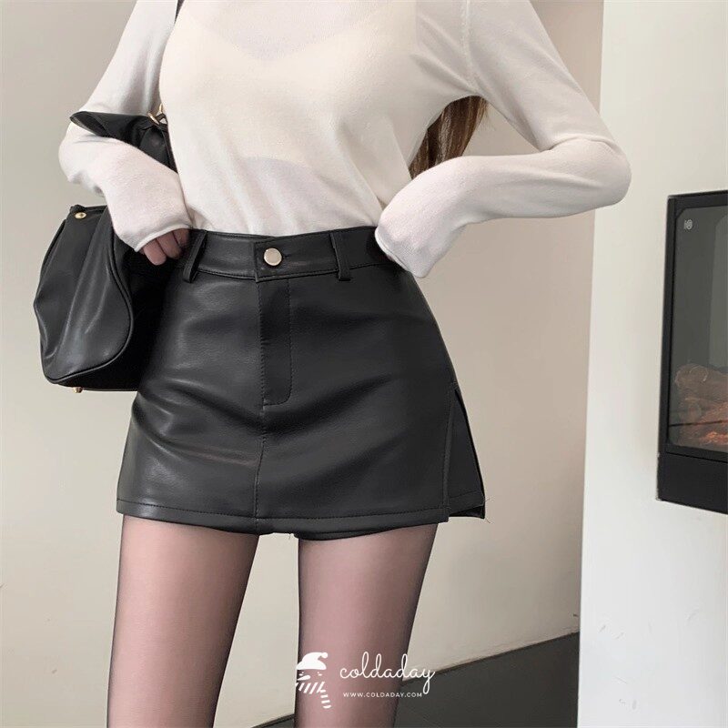 3151 Luxe Leather Skort 5
