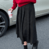 3154 Paris Check Midi Skirt 11