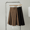 3154 Paris Check Midi Skirt 28