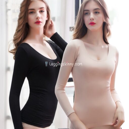 5007 เสื้อลองจอนผู้หญิงแบบเรียบ