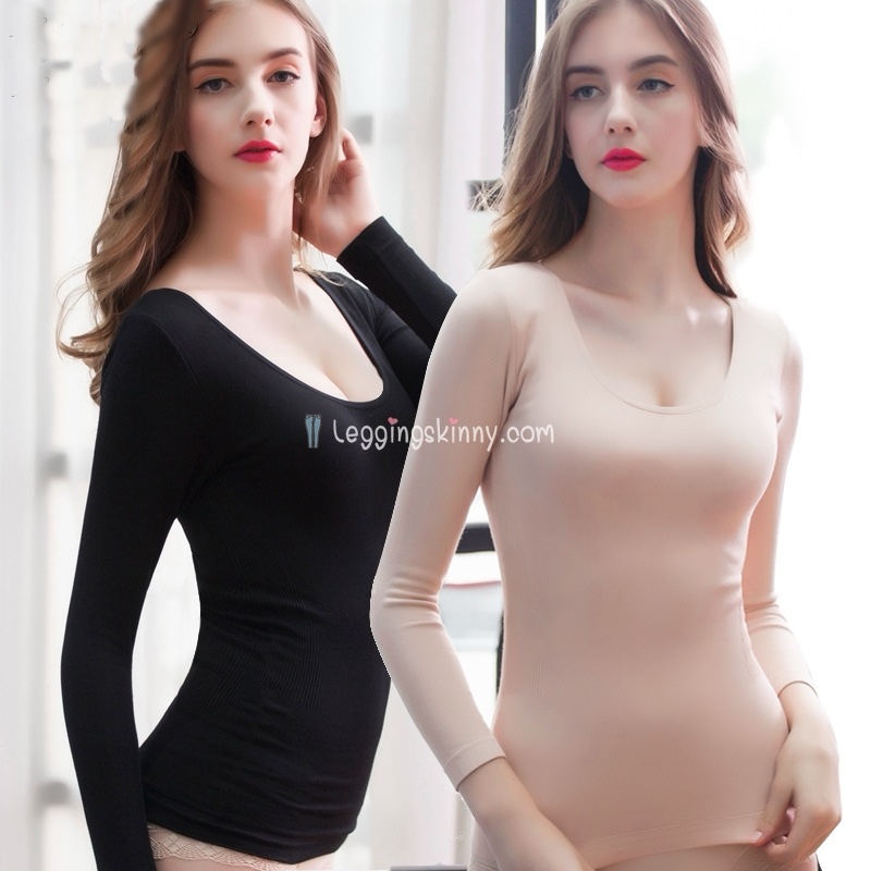 5007 เสื้อลองจอนผู้หญิงแบบเรียบ