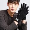 6017 ถุงมือไหมพรมเกาหลีชาย แบบเรียบ 2