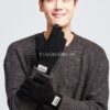 6017 ถุงมือไหมพรมเกาหลีชาย แบบเรียบ 5
