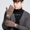 6017 ถุงมือไหมพรมเกาหลีชาย แบบเรียบ 7