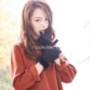 6031 ถุงมือหนังกลับนิ่มบุขน 4