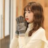 6064 ถุงมือไหมพรมขนแกะ 18