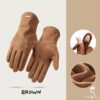 6089 ถุงมือหนังนิ่มชาย 16