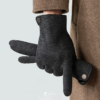 6093 ถุงมือ Wool กันหนาว WODONBLE กลม - ดำ