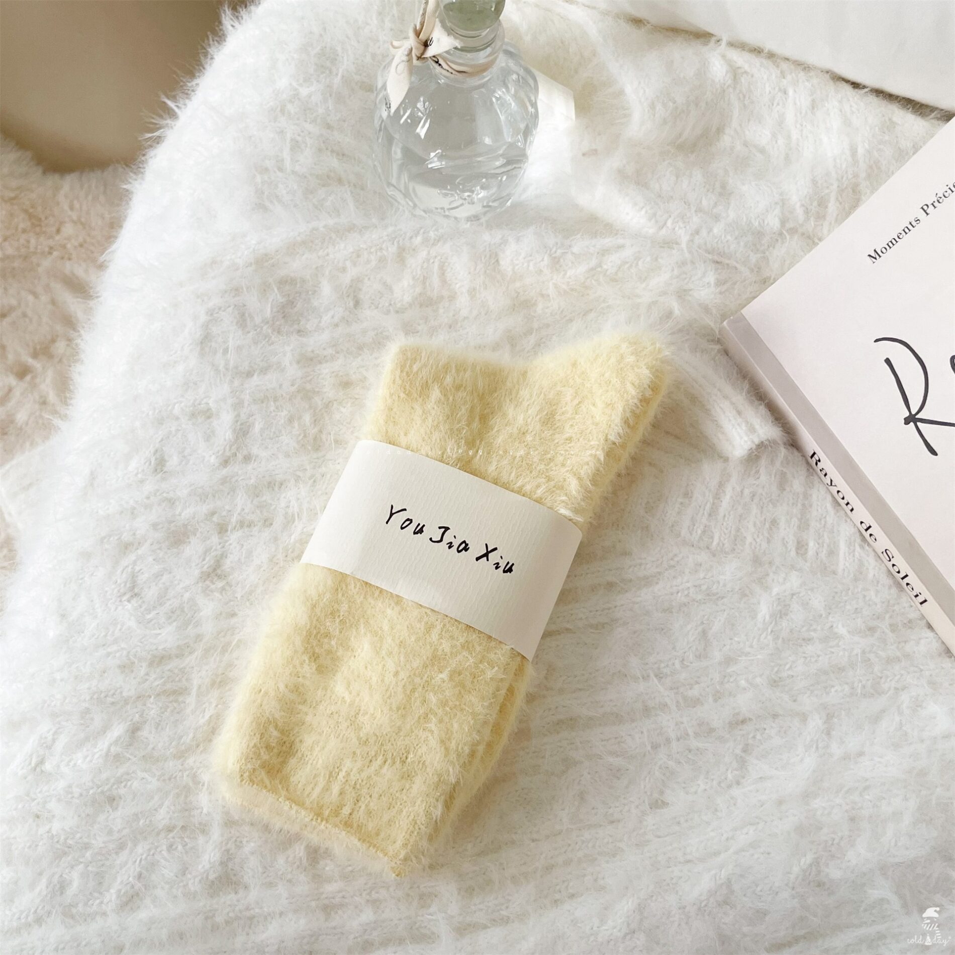 6111 Mink Wool Socks ถุงเท้าขนมิงค์ 25