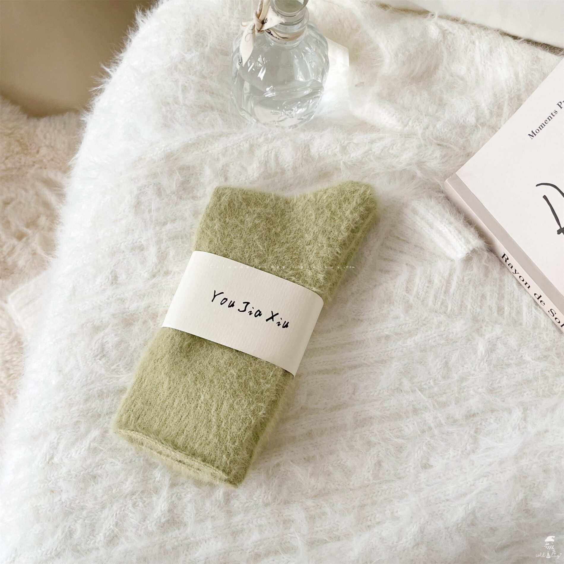 6111 Mink Wool Socks ถุงเท้าขนมิงค์ 28