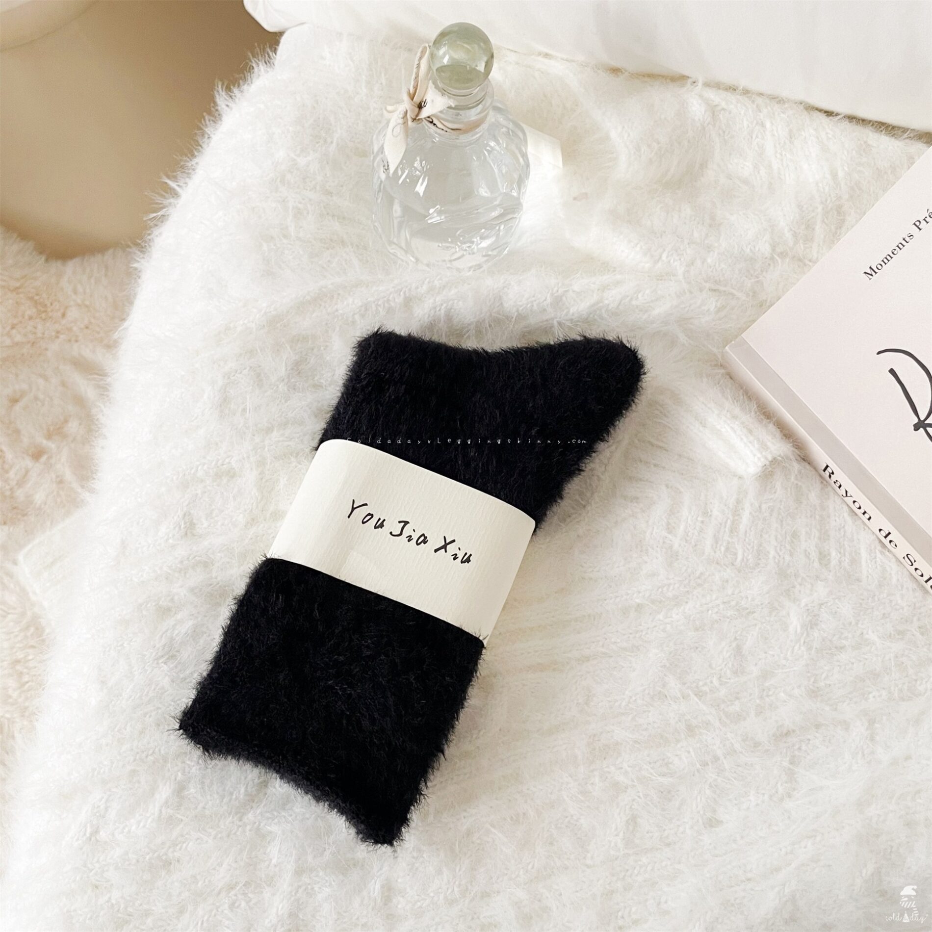 6111 Mink Wool Socks ถุงเท้าขนมิงค์ 33