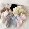 6111 Mink Wool Socks ถุงเท้าขนมิงค์ 34