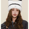 6135 Plain Fluffy Meow Hat 10