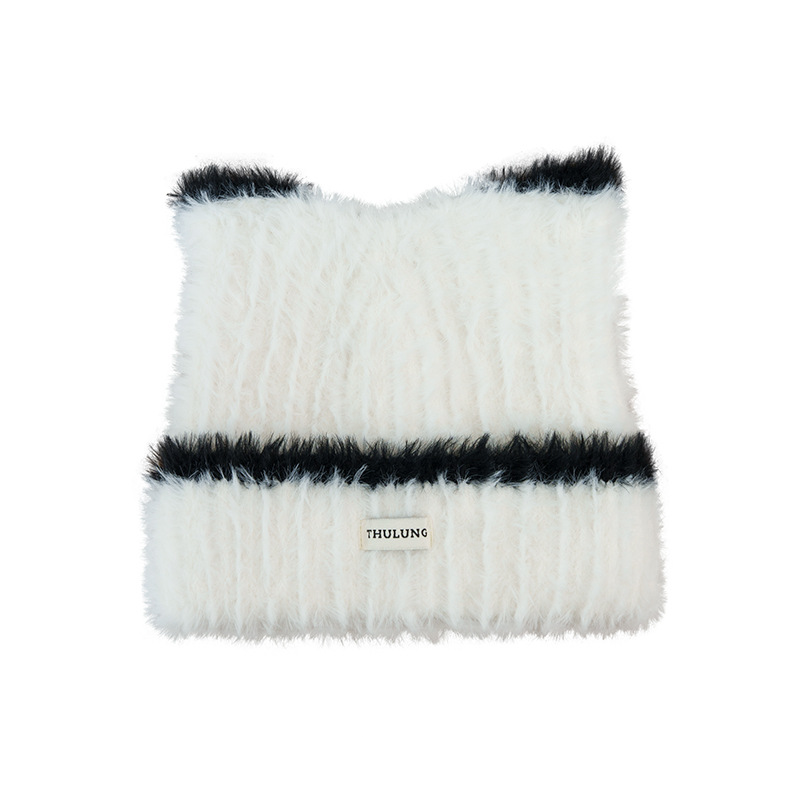6135 Plain Fluffy Meow Hat 12
