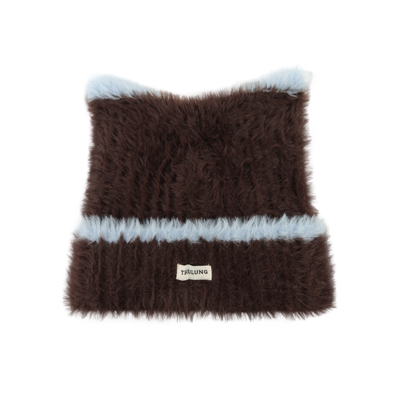 6135 Plain Fluffy Meow Hat 14