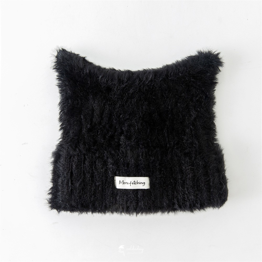 6135 Plain Fluffy Meow Hat 15