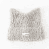 6135 Plain Fluffy Meow Hat 16