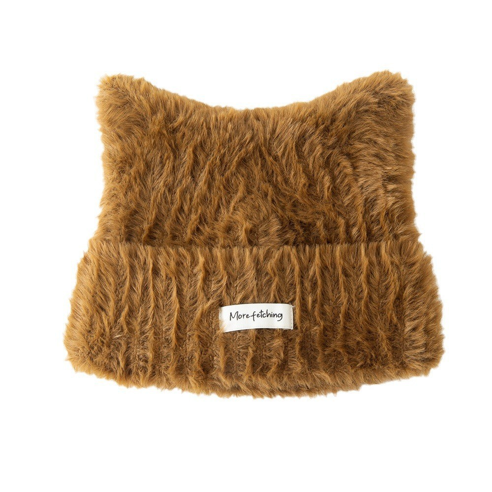 6135 Plain Fluffy Meow Hat 18