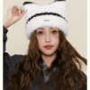 6135 Plain Fluffy Meow Hat 9