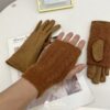 6226 ถุงมือญี่ปุ่นหนังกลับ 2 ชั้น 5