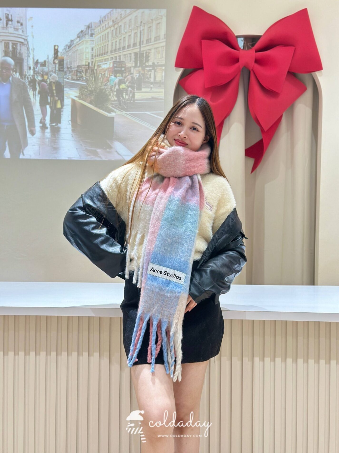 6248 Wonyoung Scarf - มาการอง