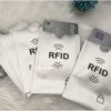 7026-7027 RFID แผ่นใส่บัตรเครดิตกันโจรกรรม