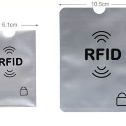 7026-7027 RFID แผ่นใส่บัตรเครดิตกันโจรกรรม 2