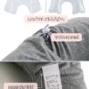 7056 หมอนรองคอพกพา รุ่นเป่าลม สไตล์ Muji 7