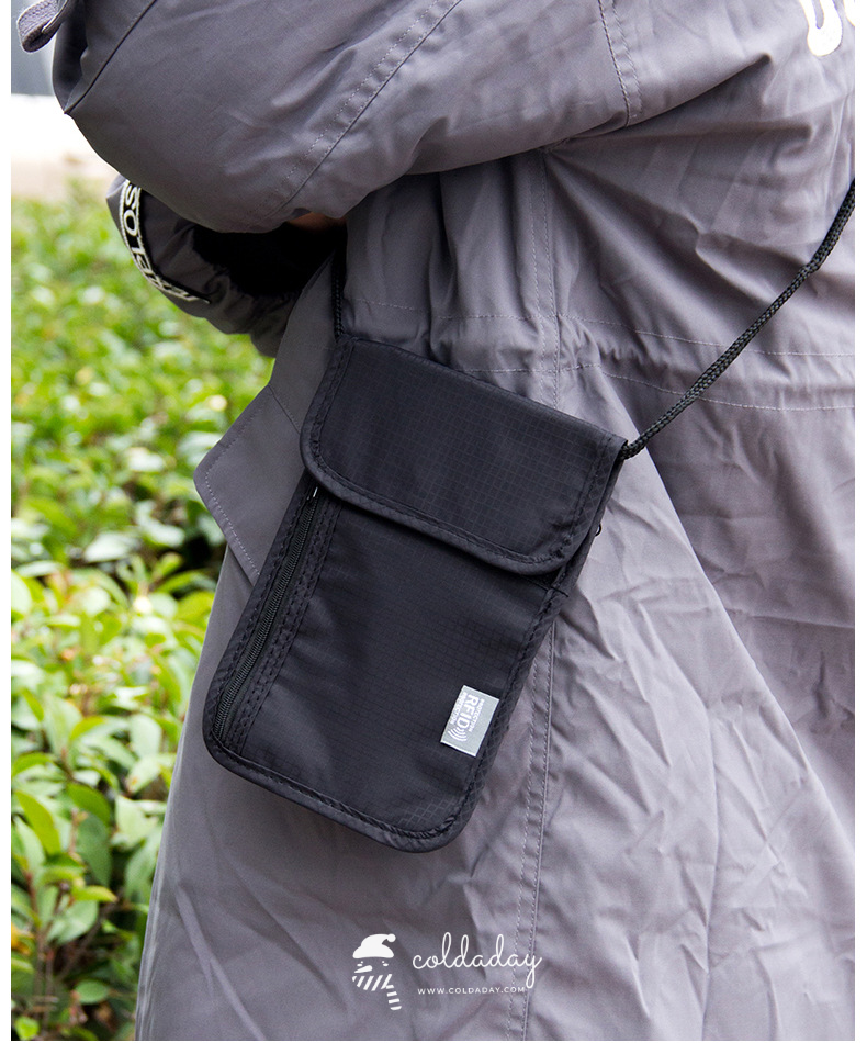 7064 RFID กระเป๋าซ่อนของ แบบห้อยคอ 12