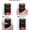 7103 สายรัดแบบคาด 4 ทิศ พร้อมรหัสล็อค 3