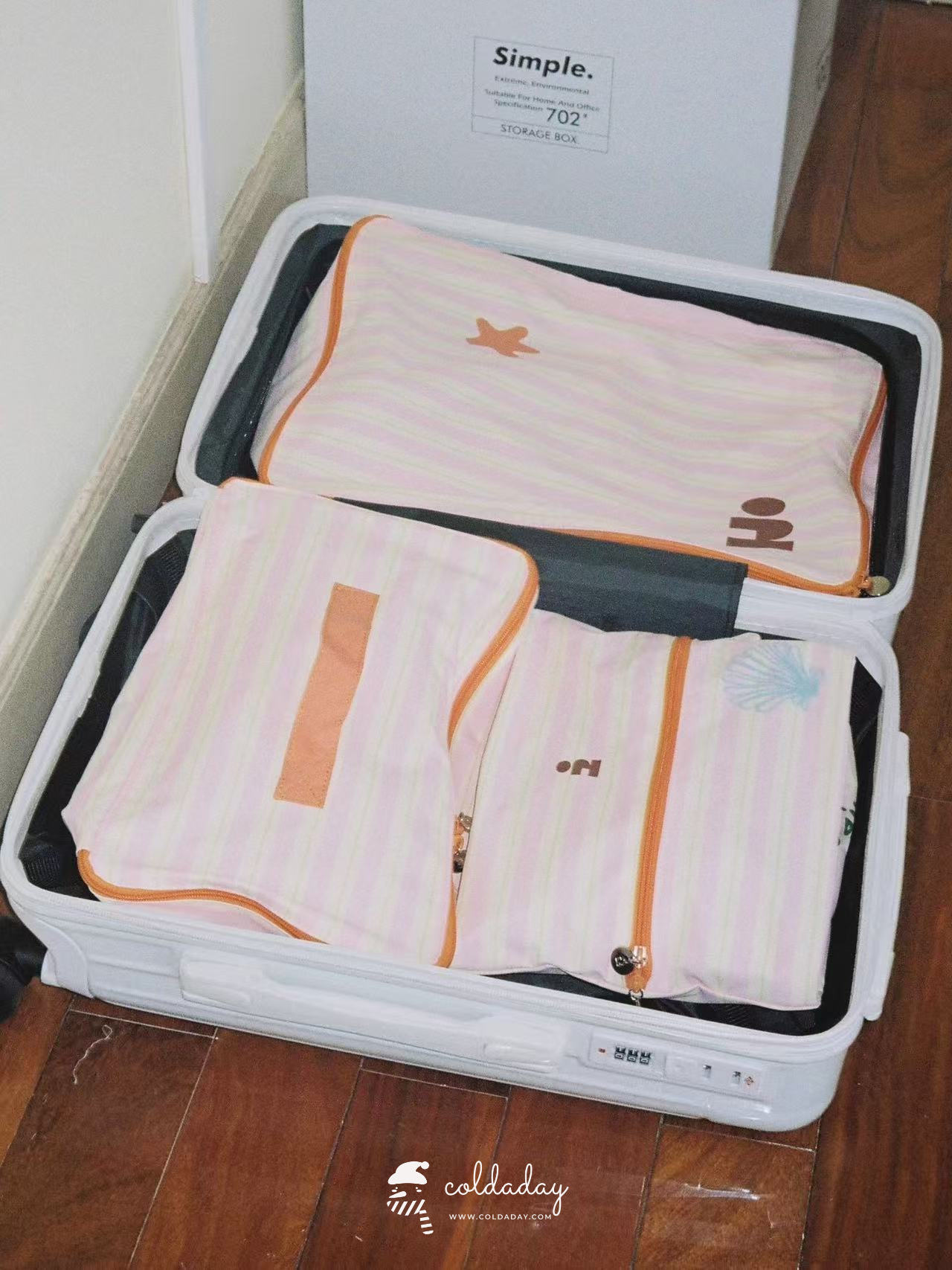 7116 Tagi Brand เซ็ทกระเป๋าจัดระเบียบ 4 ชิ้น 5