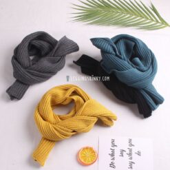 9007 ผ้าพันคอเด็กแบบเรียบ