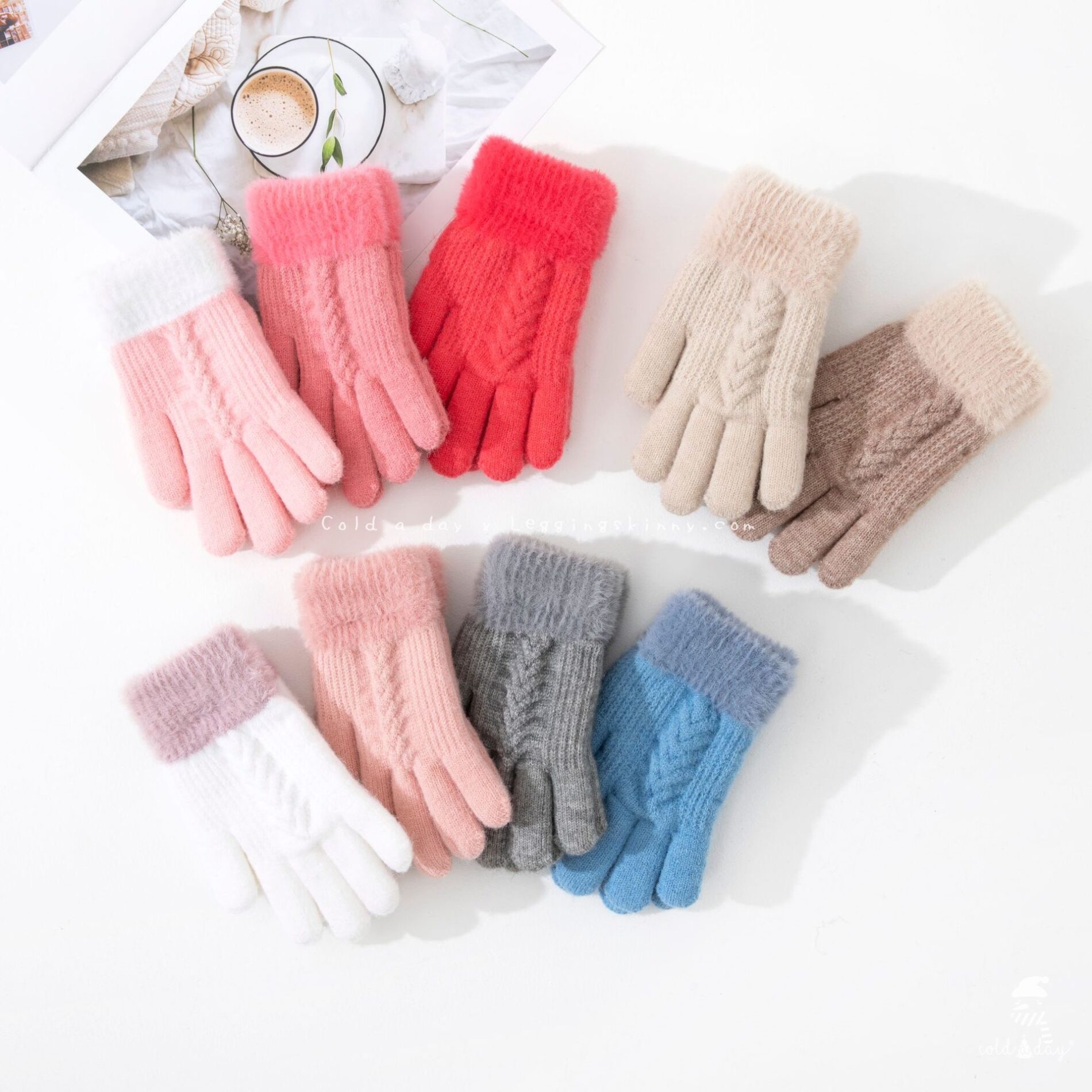 9108 ถุงมือขนมิงค์ 5-12 ปี