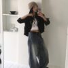 1456 Collared Zip-Up Cropped Jacket 5