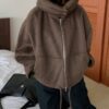 1457 Oversized Wool-Blend Hooded Jacket 6