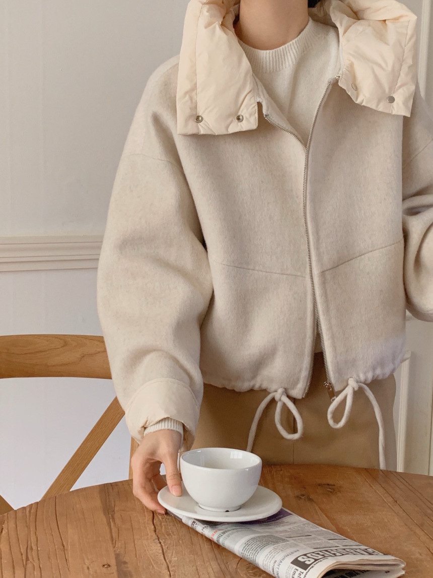 1457 Oversized Wool-Blend Hooded Jacket 8