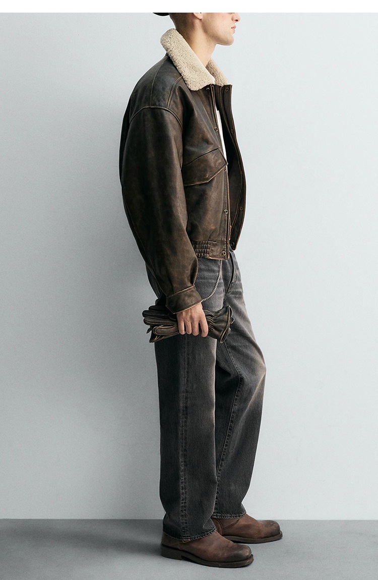 1458 Retro Shearling Jacket 3