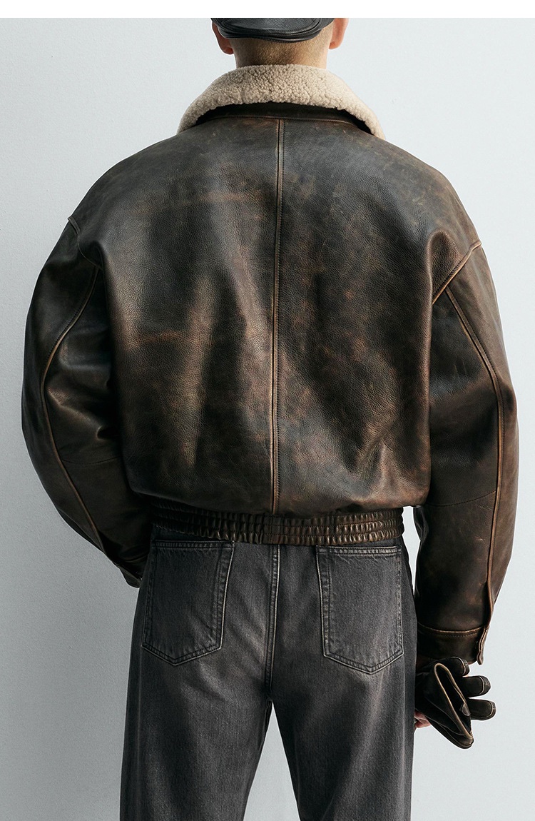 1458 Retro Shearling Jacket 4