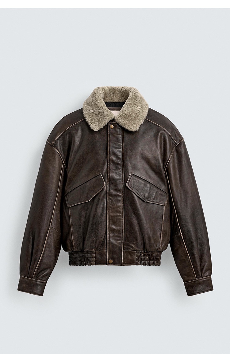 1458 Retro Shearling Jacket 5
