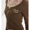 2095 Lace-Up Knit Top 10