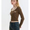 2095 Lace-Up Knit Top 9