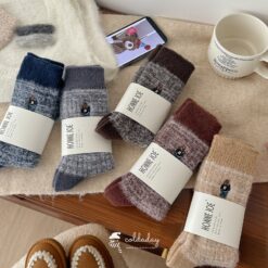 6137 Wooly Bear Hug Socks