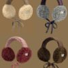 6140 Fuzzy Bow Earmuffs