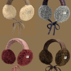6140 Fuzzy Bow Earmuffs