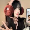 6140 Fuzzy Bow Earmuffs 4