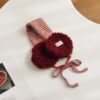 6140 Fuzzy Bow Earmuffs 8