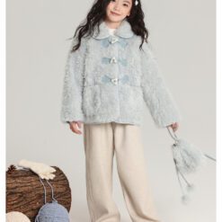 9197 Fuzzy Mint Princess Coat