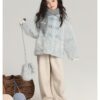 9197 Fuzzy Mint Princess Coat 5